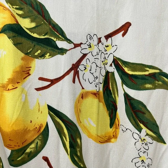 Lulu's NWT Floral Lemon Print Wrap Dress - Picture 7 of 7
